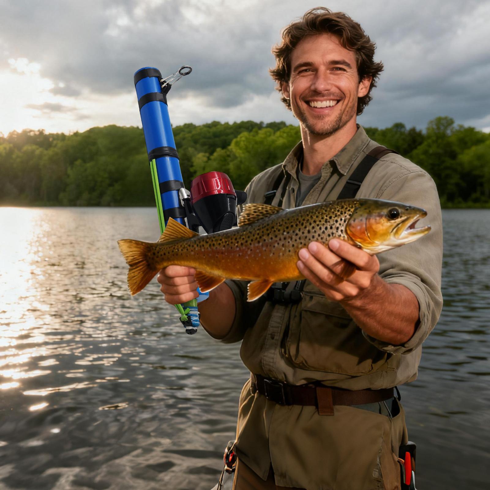 คันเบ็ดแบบหนังสติ๊ก ดีไซน์กะทั - Fishing Kit Compact บทวิจารณ์และราคา