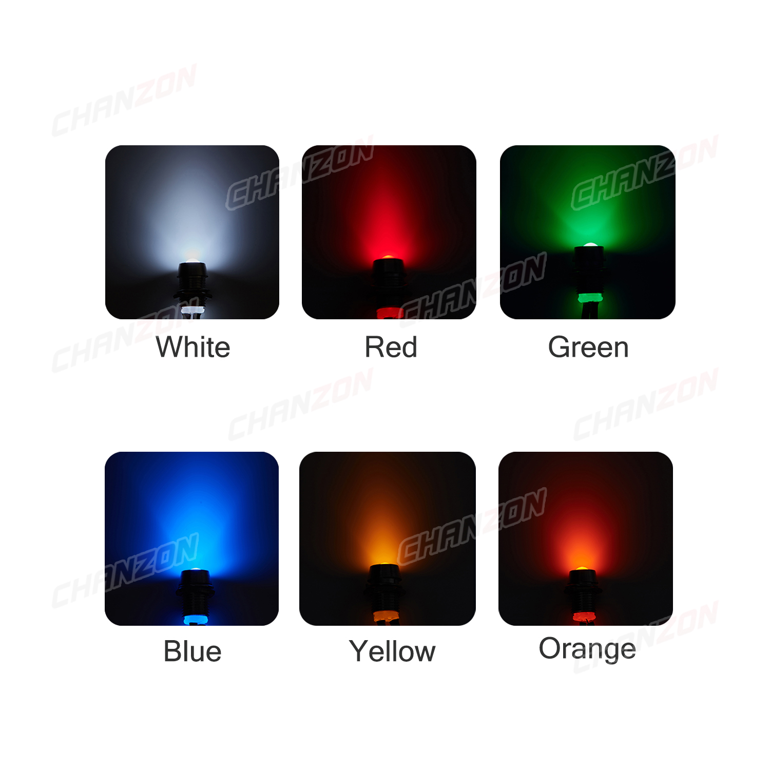 12V LED 8 มม.ตัวบ่งชี้สีขาวสีแ - Signal Panel Orange บทวิจารณ์และราคา