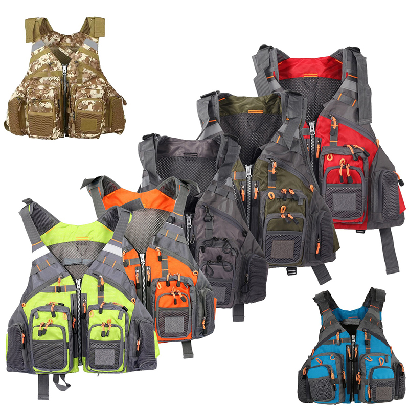 เสื้อกั๊กตกปลาแบบมีหลายกระเป๋า - Fishing Kit Compact บทวิจารณ์และราคา