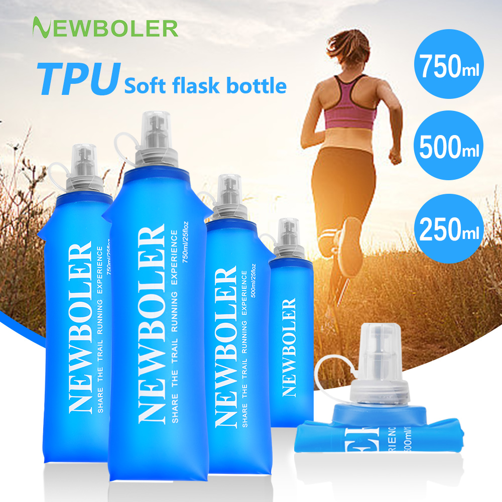 กระติกน้ำ TPU นิ่มพับได้กระบอก - Water Bag Collapsible บทวิจารณ์และราคา